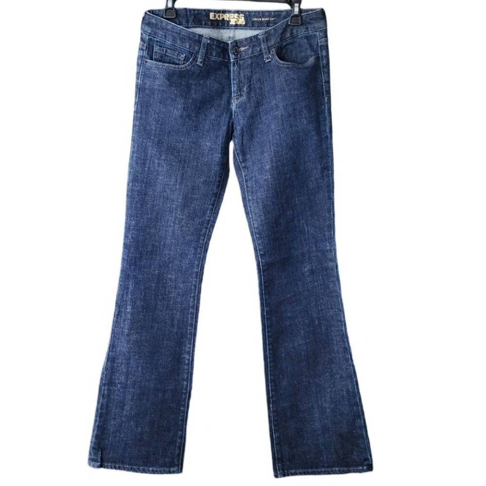 Express Stella Low-rise Boot Cut Blue‎ Denim Jeans size 6